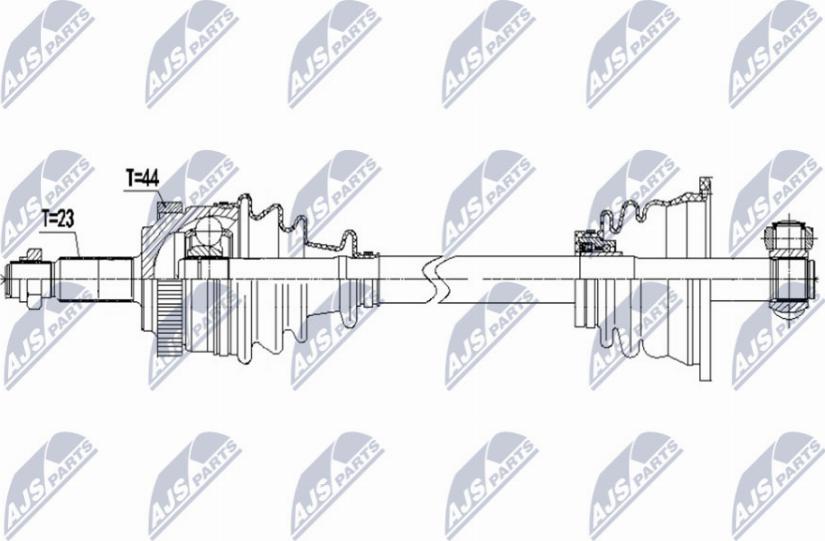 NTY NPW-RE-177 - Albero motore/Semiasse www.autoricambit.com