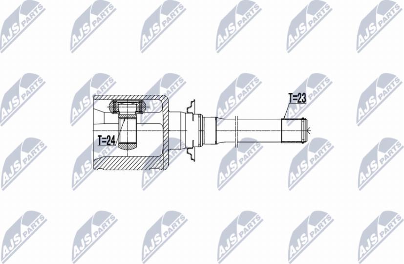 NTY NPW-TY-082 - Kit giunti, Semiasse www.autoricambit.com