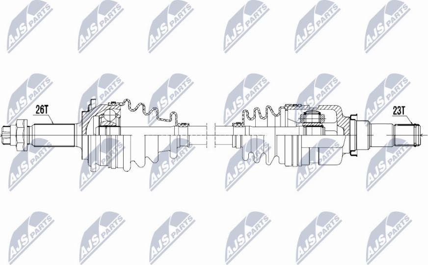 NTY NPW-TY-113 - Albero motore/Semiasse www.autoricambit.com