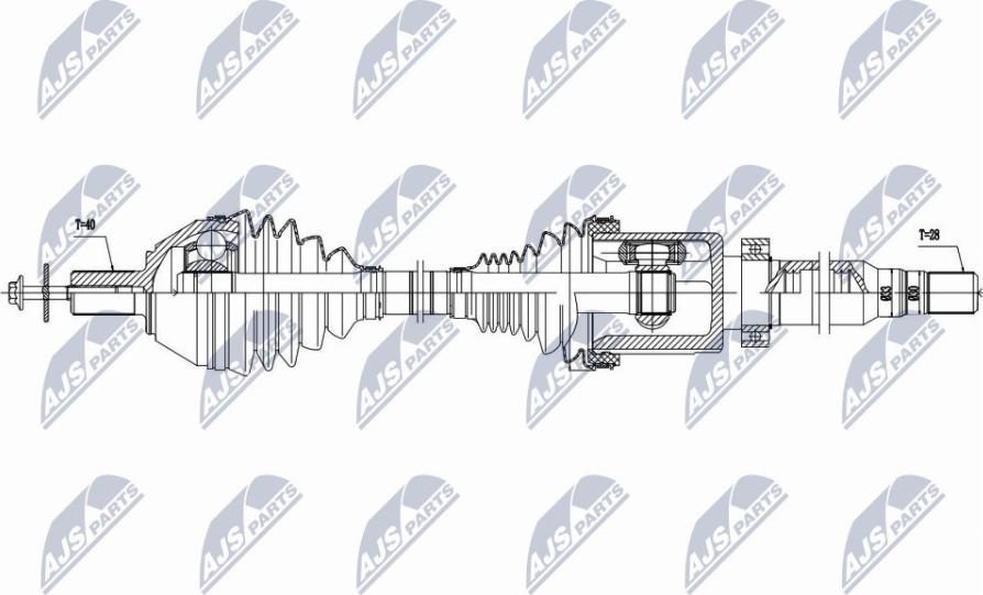 NTY NPW-VV-042 - Albero motore/Semiasse www.autoricambit.com