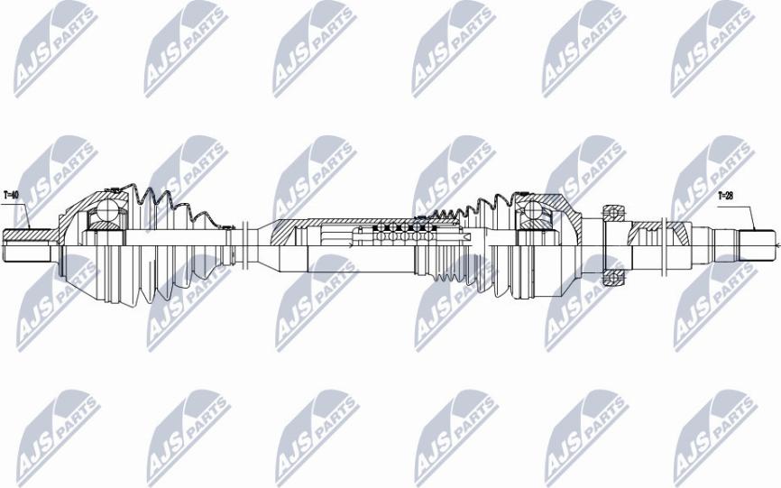 NTY NPW-VV-051 - Albero motore/Semiasse www.autoricambit.com