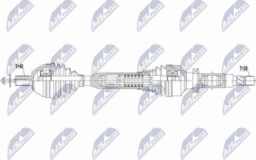 NTY NPW-VV-136 - Albero motore/Semiasse www.autoricambit.com