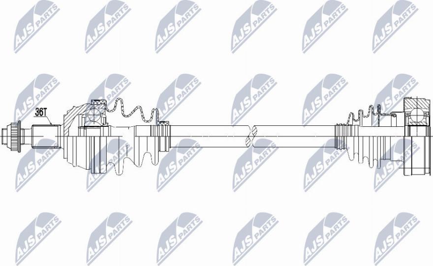 NTY NPW-VW-097 - Albero motore/Semiasse www.autoricambit.com