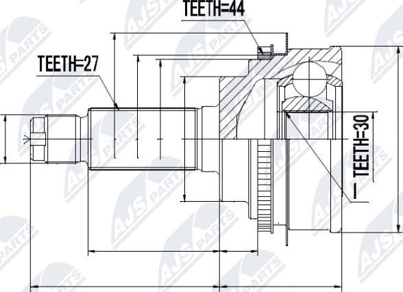 NTY NPZ-SB-011 - Kit giunti, Semiasse www.autoricambit.com