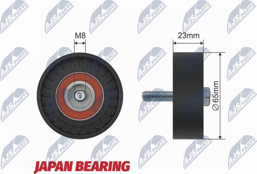 NTY RNK-AR-005 - Galoppino/Guidacinghia, Cinghia Poly-V www.autoricambit.com