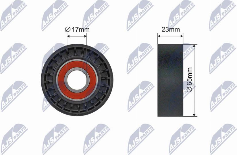 NTY RNK-AR-019 - Galoppino/Guidacinghia, Cinghia Poly-V www.autoricambit.com