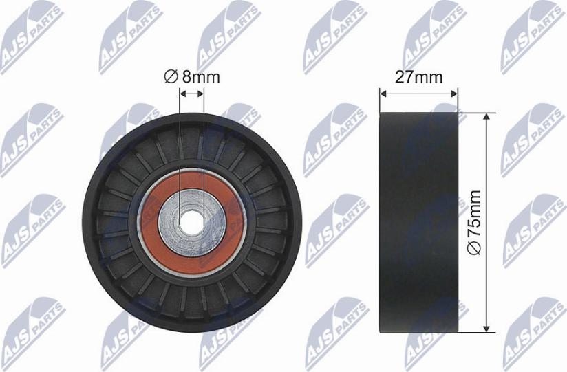 NTY RNK-AU-032 - Rullo tenditore, Cinghia trapezoidale www.autoricambit.com