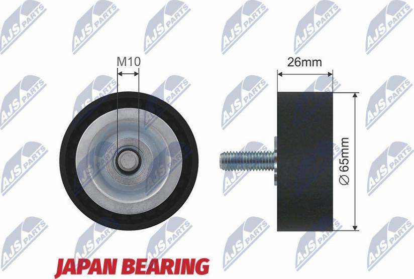 NTY RNK-BM-002B - Galoppino/Guidacinghia, Cinghia Poly-V www.autoricambit.com