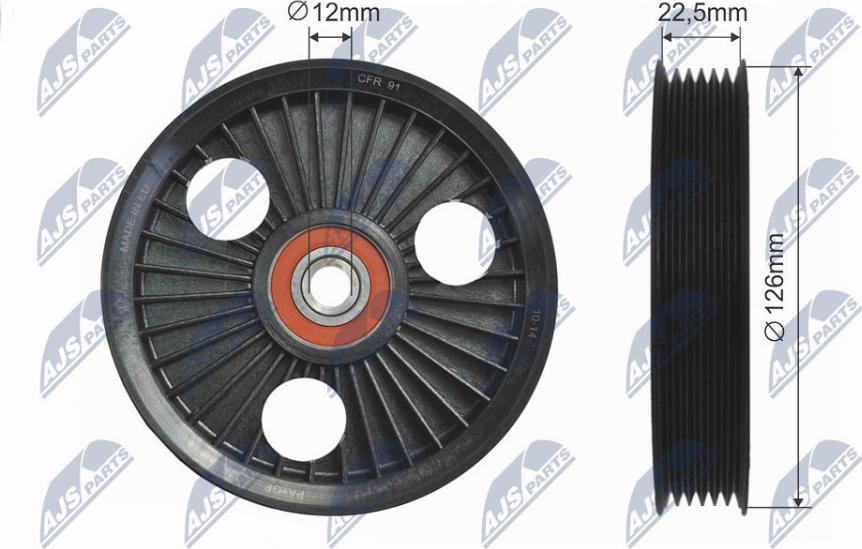 NTY RNK-CH-026 - Galoppino/Guidacinghia, Cinghia Poly-V www.autoricambit.com