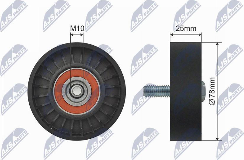 NTY RNK-CT-041 - Rullo tenditore, Cinghia trapezoidale www.autoricambit.com