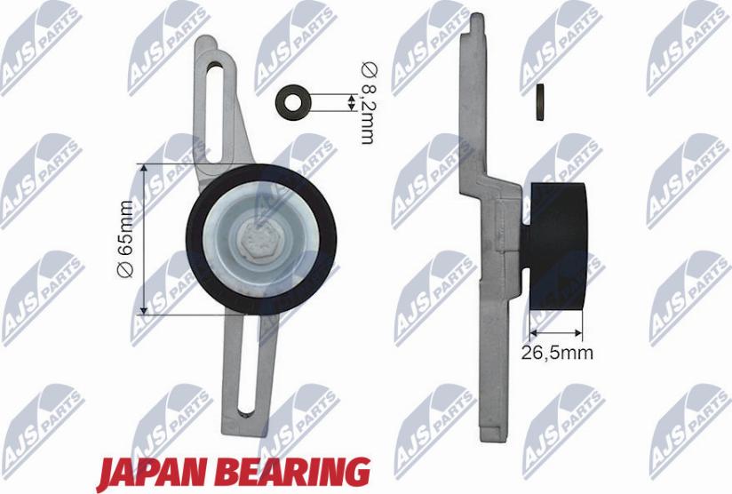 NTY RNK-CT-031 - Galoppino/Guidacinghia, Cinghia Poly-V www.autoricambit.com