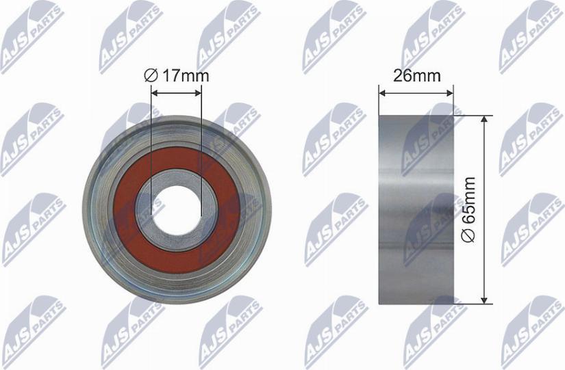 NTY RNK-ME-015 - Rullo tenditore, Cinghia trapezoidale www.autoricambit.com