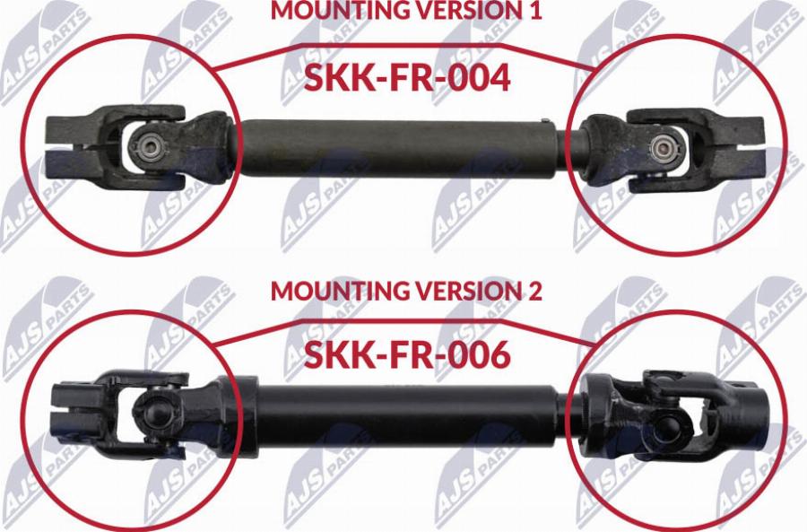 NTY SKK-FR-006 - Albero sterzo www.autoricambit.com