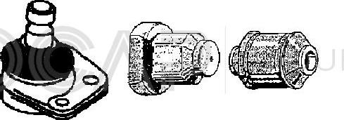 OCAP 0909111 - Kit braccio oscillante, Sospensione ruota www.autoricambit.com