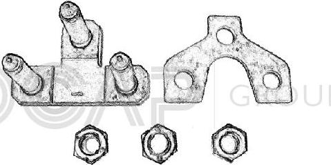 OCAP 0901498 - Kit braccio oscillante, Sospensione ruota www.autoricambit.com