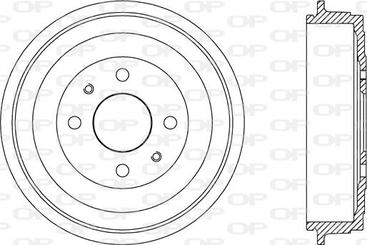 Open Parts BAD9089.10 - Tamburo freno www.autoricambit.com