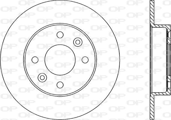 Open Parts BDA1447.10 - Discofreno www.autoricambit.com