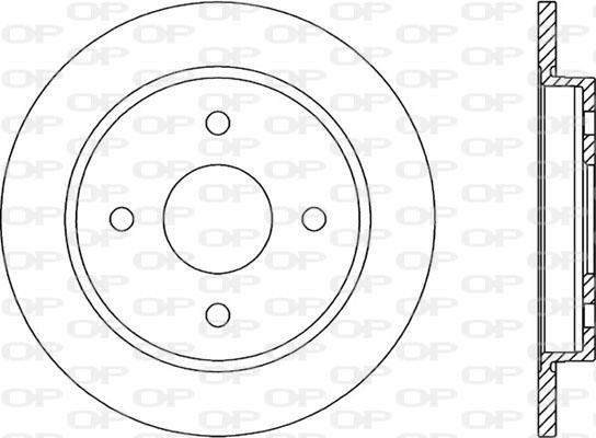 Open Parts BDA1165.10 - Discofreno www.autoricambit.com