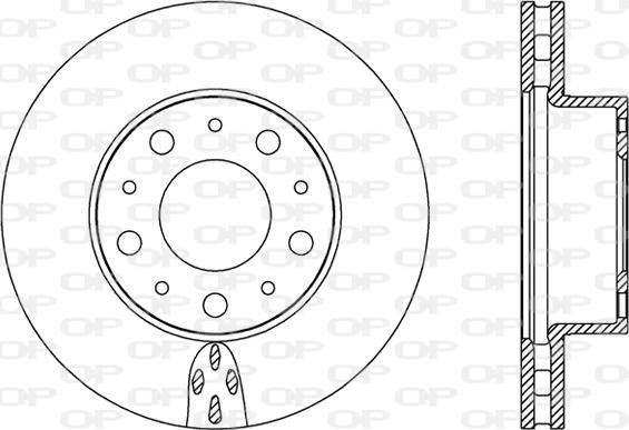 Open Parts BDA2438.20 - Discofreno www.autoricambit.com