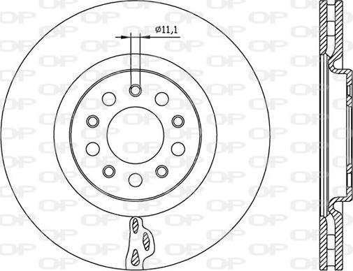 Open Parts BDA2562.20 - Discofreno www.autoricambit.com