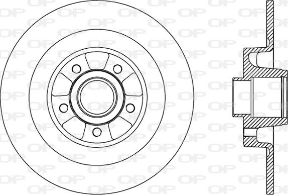 Open Parts BDA2507.10 - Discofreno www.autoricambit.com