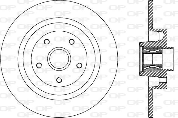 Open Parts BDA2507.30 - Discofreno www.autoricambit.com