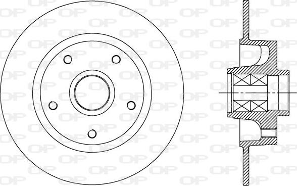 Open Parts BDA2515.30 - Discofreno www.autoricambit.com