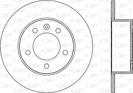 Open Parts BDA2589.10 - Discofreno www.autoricambit.com