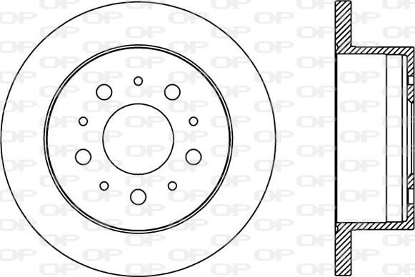 Open Parts BDA2384.10 - Discofreno www.autoricambit.com