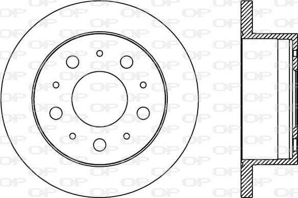 Open Parts BDA2385.10 - Discofreno www.autoricambit.com