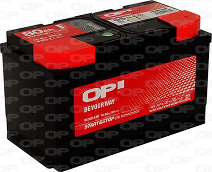 Open Parts BE080L4.00 - Batteria avviamento www.autoricambit.com