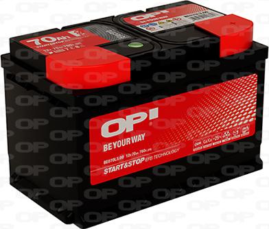 Open Parts BE070L3.00 - Batteria avviamento www.autoricambit.com