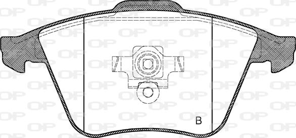 Open Parts BPA0964.20 - Kit pastiglie freno, Freno a disco www.autoricambit.com