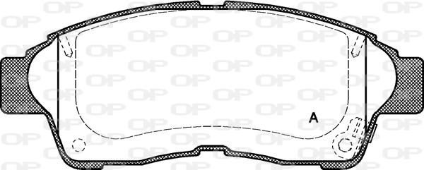 Open Parts BPA0402.02 - Kit pastiglie freno, Freno a disco www.autoricambit.com