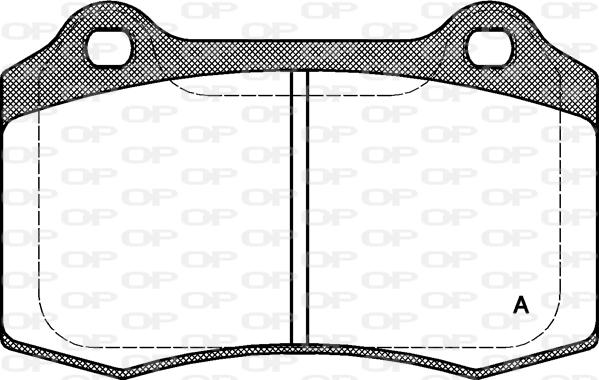 Open Parts BPA0434.30 - Kit pastiglie freno, Freno a disco www.autoricambit.com