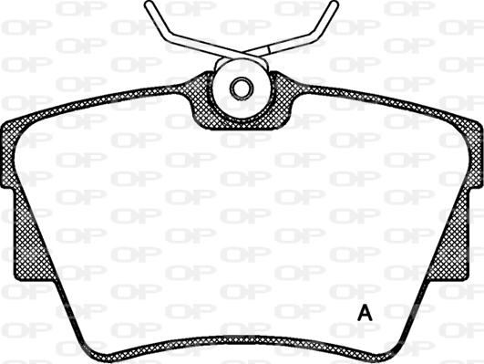 Open Parts BPA0591.30 - Kit pastiglie freno, Freno a disco www.autoricambit.com