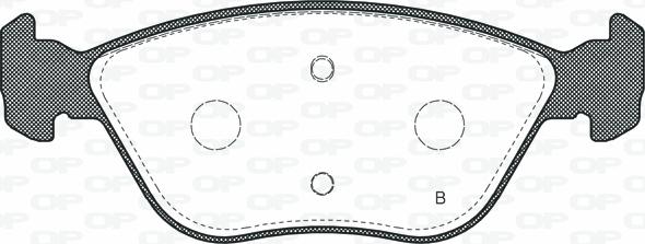 Open Parts BPA0589.20 - Kit pastiglie freno, Freno a disco www.autoricambit.com