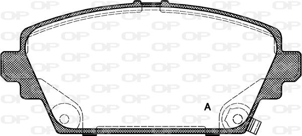 Open Parts BPA0694.02 - Kit pastiglie freno, Freno a disco www.autoricambit.com