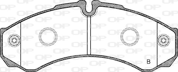 Open Parts BPA0651.32 - Kit pastiglie freno, Freno a disco www.autoricambit.com