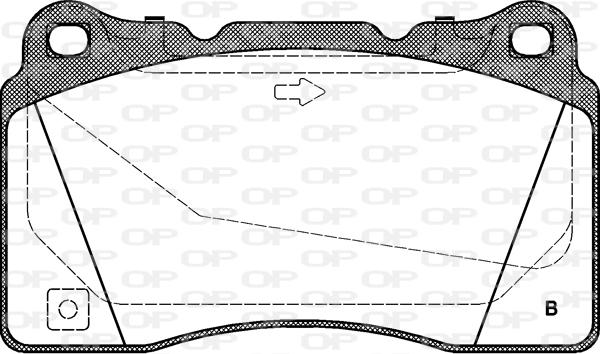 Open Parts BPA0666.32 - Kit pastiglie freno, Freno a disco www.autoricambit.com