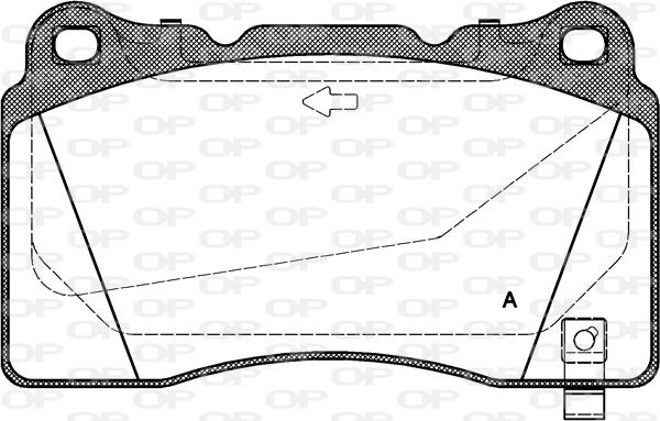 Open Parts BPA0666.32 - Kit pastiglie freno, Freno a disco www.autoricambit.com