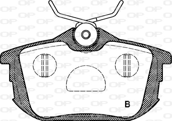 Open Parts BPA0605.02 - Kit pastiglie freno, Freno a disco www.autoricambit.com