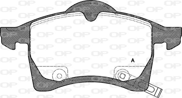 Open Parts BPA0683.02 - Kit pastiglie freno, Freno a disco www.autoricambit.com