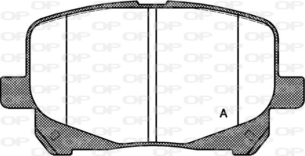 Open Parts BPA0621.10 - Kit pastiglie freno, Freno a disco www.autoricambit.com