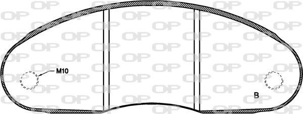 Open Parts BPA0048.02 - Kit pastiglie freno, Freno a disco www.autoricambit.com