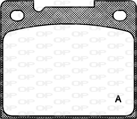 Open Parts BPA0039.30 - Kit pastiglie freno, Freno a disco www.autoricambit.com