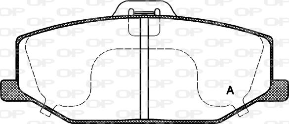 Open Parts BPA0190.10 - Kit pastiglie freno, Freno a disco www.autoricambit.com