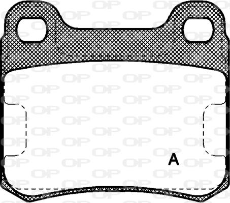 Open Parts BPA0157.10 - Kit pastiglie freno, Freno a disco www.autoricambit.com