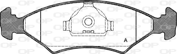 Open Parts BPA0119.20 - Kit pastiglie freno, Freno a disco www.autoricambit.com