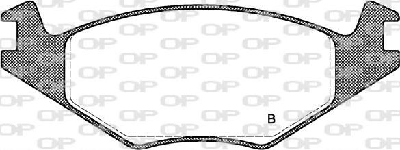 Open Parts BPA0171.10 - Kit pastiglie freno, Freno a disco www.autoricambit.com